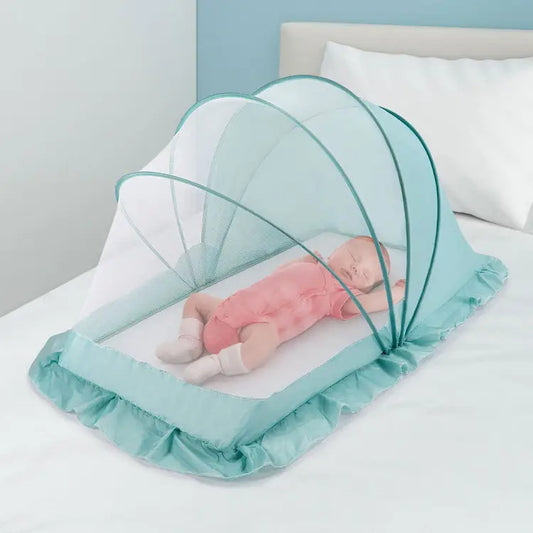 Portable Baby Mosquito Net Tent with Blackout Design for Day & Night Protection
